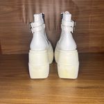 Demonia Shaker 52 Platform Boots White Vegan Leather gothic rave No size tag Photo 3