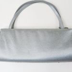 Vintage 90s Metallic Silver Beaded Sequin Mini Bag Photo 7