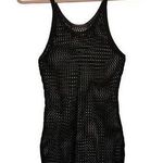 SheIn Black Fishnet Tank Mini Dress Photo 0
