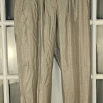 NWT Pringle Of Scotland Womens Flay Gray Curved‎ Top Solid Ankle Pants 10 Photo 0