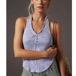 Anthropologie Pilco  Ribbed Henley Halter Top Photo 0