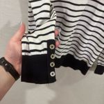 Tommy Hilfiger Breton Striped Turtleneck Sweater | Red, White & Navy Size Large Photo 3