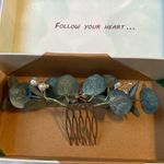 Wedding Eucalyptus Pearl Hair Combs (2) Photo 3