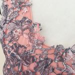 Tahari T Two Piece Peach Orange Lace Skirt Set S Photo 5