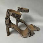 Vince Camuto Snake Skin Ankle Straps Sandals Photo 0