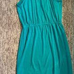 Old Navy Teal blue Size Small Stretchy Dress with Cinched Waist. Photo 2