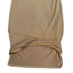 Good American  90s Tank Dress Sz 4 Rust Midi Lined Curve-hugging Photo 9