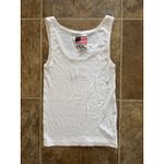 SKIMS Soft Lounge Tank Team USA White Size Large Photo 7