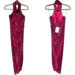 NWT ITMFL Marissa Cocktail Sequin Dress in Wine Sz XS Red Photo 3