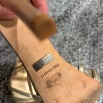 Badgley Mischka Gold Strappy Heels Photo 3