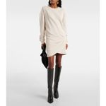 Isabel Marant  Etoile Pipper Dress in Ecru 38 New Womens Mini Sweatshirt Photo 11