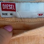 Diesel NWT 100% Linen Vintage Y2K Midi Length Skirt Size 16 Adjustable Side Tie Photo 4