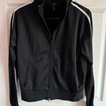 Forever 21  Black Track Zip-Up‎ Jacket Size Medium Photo 0