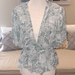 O'Neill Wes Palm flutter sleeve button up top Photo 6