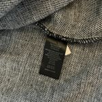 Rachel Zoe  Women’s Navy Blue & White Tweed Open Front Draped Jacket Sz XL Photo 3