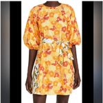 Never Fully Dressed St Clements Mini Dress Citrus Print Orange Fruit Sz 6 Yellow Photo 1