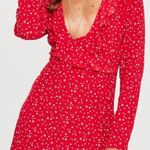 Missguided Red Star Print Dress ⭐️ Photo 0