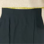 Kenar VTG Skirt Womens 14 Black A-Line Back Slit Lined Knee Length Office Glam Photo 4