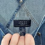 Liz Claiborne Vintage Crazy Horse Denim Overall Maxi Dress Skirt Western Boho Size Medium Photo 4