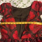 Alice + Olivia nelly puffed dress in red Size:4 Back Open Photo 9