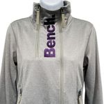Bench Tonal Sporty Double Zip Up High Neck Fleece Lined Athletic Jacket Photo 5