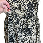 VERO MODA  Animal Print Glory Singlet Tiered Dress in Travertine Size S Photo 8