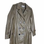 Marissa Webb Faux Leather Trench Coat Size 8 Photo 5