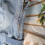 Guess  los Angeles denim fringe ankles jumpsuit size 2 Photo 2