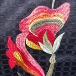 Maggie Barnes Black Cardigan/ jacket with Floral Embroidery 3X Photo 5