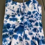 Surface Tie Dyed Mini Dress‎ Top Blue Photo 2