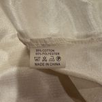 White Lace Floral Embroidery Short Sleeve Mini Dress BOHO Size L Photo 9