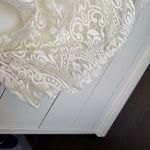 Alexis Women’s Medium Cream Lace Cutout MIDI Dress Photo 11