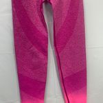 PINK - Victoria's Secret PINK Victoria’s Secret Seamless Hot Pink Workout Ombre Tights Leggings S… Photo 2