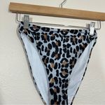 Beach Riot NEW  X Free People Leopard Print High Rise Bikini Bottoms Photo 4