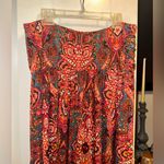 Soma Braided Bodice Strapless Maxi Dress Red Size L Photo 3