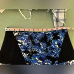 Parker blue floral mini skirt 26” waist P41 Photo 6