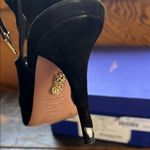 AQUAZZURA SEXY THING BLACK SUEDE HEELS SIZE 41 Photo 10