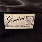 Vintage Gemini midi length wool coat Size small to medium. Black Photo 8