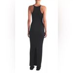 SKIMS  Cotton Rib Long Tank Dress Black Medium NWT IN PACKAGE Photo 2