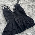 Black Lacey Tank Photo 4