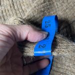 Alpaca Wool Blend Drape Cardigan Cozy Shawl Collar Open Front (M) Brown Size M Photo 8