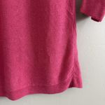 J. Jill Knit Sweater Linen Blend Woman’s S Pink Boat Neck Tunic 3/4 Sleeve Photo 9