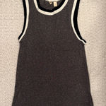 Anthropologie  Moth WOMENS Valeria metallic shine knit tank top.Smll Photo 0