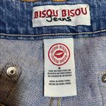 Vintage Y2k Bisou Bisou Jeans Rhinestone Embellished Trim Bootcut Flare Womens 8 Blue Photo 12