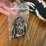 DKNY  Bandeau‎ Tie-Front Bikini Top Swimsuit animal print size M NWT Photo 3