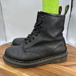 Dr. Martens 1460 Smooth Leather Lace Up Boots Black Combat Goth Moto Women's 5 Photo 2