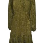 Jolt Olive Green Fabric with Gold Accents Photo 0