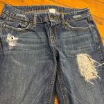 Candies Womens Blue Distressed Embellished Denim Jeans Size 7 Photo 1