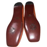 Franco Sarto NEW Sarto by Flexa Amaya Ballet Suede Square Toe Flats Burnt Orange Photo 4