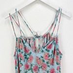 Wildfox Floral Blue Swim Cover Up Dress Size Medium M NWT Photo 2